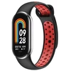Beline apyrankė Mi Band 9/8 design juodos ir raudonos spalvos