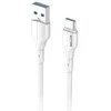 Beline kabelis 25W USB-A/USB-C 1m baltos spalvos BLNCWC01