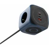 Beline „Cellline“ maitinimo lizdas „Cube“ 6 viename, 2500 W, USB/2 x USB-C, 65 W, mėlynas
