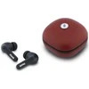 Ausinės Belaidės earphone ENC BMW TWS Leather Metal Logo BMW001139 raudona