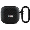 BMW BMA4CMPUCA AirPods 4 ausinių dėklas juodos spalvos PU Carbon M Collection