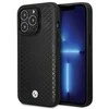 Dėklas BMW BMHCP14L22RFGK Apple iPhone 14 Pro 6.1″ juodos spalvos Leather Diamond Pattern