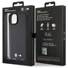 Apple iPhone 15 Plus BMW odinis dėklas Stamp Tricolor (BMHCP15M22PTDK) juodos spalvos