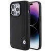 BMW BMHCP15X22RBDK Apple iPhone 15 Pro Max 6.1" dėklas telefonui juodos spalvos Leather Mėlyna Dots