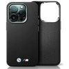 BMW BMHCP16S23PMWK Apple iPhone 16 6.1" dėklas telefonui juodos spalvos M Smooth Full Wrapped Metal