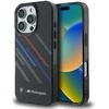 BMW BMHCP16X23HTRAK Apple iPhone 16 Pro Max 6.9" juodos spalvos harddėklas Motorsport IML Random Stripes