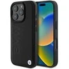 BMW Leather Hot Stamp Apple iPhone 16 Pro Max - dėklas telefonui juodos spalvos