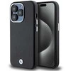 Dėklas BMW BMHMP14L23PUFWK Apple iPhone 14 Pro 6.1″ juodos spalvos Signature Wrapped Metal MagSafe