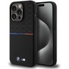 BMW BMHMP15L22SMPK Apple iPhone 15 Pro 6.1″ juodos spalvos kietas dėklas M Silicone Pattern MagSafe