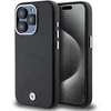 Dėklas BMW BMHMP15L23PUFWK Apple iPhone 15 Pro 6.1″ juodos spalvos Signature Wrapped Metal MagSafe