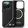 BMW BMHMP16L23PUCPK Apple iPhone 16 Pro 6.3" juodos spalvos dėklas M Perforated Twisted Line MagSafe
