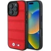 BMW M Perforated And Stitched Line MagSafe case Apple iPhone 16 Pro - dėklas telefonui raudonos spalvos