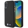 BMW BMHMP16S23 PMWK Apple iPhone 16 6.1″ juodos spalvos kietas dėklas M Smooth Full Wrapped Metal MagSafe