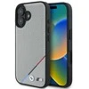 BMW M Perforated Tricolor Line MagSafe Apple iPhone 16 Case - dėklas telefonui pilkos spalvos