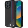 BMW BMHMP16S23PUTRK Apple iPhone 16 6.1" dėklas telefonui juodos spalvos hardcase M Meshed Tricolor Stripes MagSafe