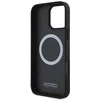 BMW BMHMP16S23PUTRK Apple iPhone 16 6.1" dėklas telefonui juodos spalvos hardcase M Meshed Tricolor Stripes MagSafe