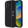 BMW BMHMP16S23SHEB Apple iPhone 16 6.1" dėklas telefonui juodos spalvos Silikoninis Hexagon Line MagSafe