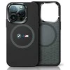 BMW BMHMP16S23SROK Apple iPhone 16 6.1" dėklas telefonui juodos spalvos M Silikoninis Printed Ring MagSafe