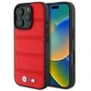 Dėklas BMW BMHMP16X23PUSPR Apple iPhone 16 Pro Max 6.9" raudona/raudona M perforuota ir susiūta linija MagSafe