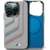 BMW BMHMP16X23SLIG Apple iPhone 16 Pro Max 6.9" dėklas telefonui pilkos spalvos Silikoninis Turning Lines MagSafe