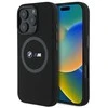 BMW BMHMP16X23SROK Apple iPhone 16 Pro Max 6.9" dėklas telefonui juodos spalvos M Silikoninis Printed Ring MagSafe