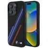 BMW BMHMP16X23SSPK Apple iPhone 16 Pro Max 6.9" dėklas telefonui juodos spalvos Silikoninis Random Lines MagSafe