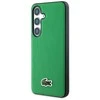 Lacoste Iconic Petit Pique Woven Logo MagSafe dėklas skirtas Samsung Galaxy S25 žalios spalvos