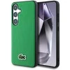 Lacoste Iconic Petit Pique Woven Logo MagSafe dėklas skirtas Samsung Galaxy S25 žalios spalvos