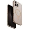 Uniq Clario Magclick įkrovimo dėklas, skirtas iPhone 16 Pro Max – skaidrus auksinis