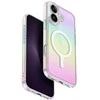Uniq Iridescia Magclick įkrovimo dėklas, skirtas iPhone 16 Plus – daugiaspalvis