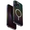 Uniq Iridescia Magclick įkrovimo dėklas, skirtas iPhone 16 Pro Max - Juodas