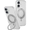 „Uniq Swivix 360“ besisukantis dėklas su atrama, skirtas „iPhone 16 Plus“ – skaidrus