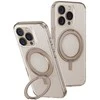 „Uniq Swivix 360“ besisukantis dėklas su atrama, skirtas „iPhone 16“ – auksinis