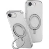 „Uniq Swivix 360“ besisukantis dėklas su atrama, skirtas „iPhone 16e“ – permatomas