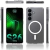 Dėklas 3mk „Armor MagCase“, skirtas „Samsung Galaxy S26 Pro“ – skaidrus