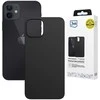 Dėklas 3MK Hardy MagSilicone skirtas Apple iPhone 12 juodos spalvos