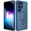 Dėklas 3MK Misty MagCase do Samsung Galaxy S25 Ultra mėlyna