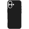 Dėklas 3MK Silicone dėklas skirtas Apple iPhone 17 juodos spalvos