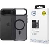 Dėklas „3Mk“ apsauginis 3 mk dūminis „MagCase“, skirtas „iPhone 17 Air“ – juodas pusiau permatomas