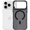 Dėklas 3Mk apsauga 3mk dūmų spalvos „MagCase“, skirtas „iPhone 17 Pro Max“ – juodas pusiau permatomas