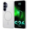 Dėklas 3MK Smoke MagCase do Samsung Galaxy S26 balta