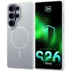 Dėklas 3MK Smoke MagCase do Samsung Galaxy S26 Ultra balta