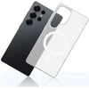 Dėklas 3mk Smoke MagCase for Samsung Galaxy S25 Ultra - Baltas-Translucent