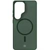 Dėklas 3mk Smoke MagCase for Samsung Galaxy S25 Ultra - Žalias-Translucent