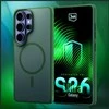 Dėklas 3mk Smoke MagCase na Samsung Galaxy S26 Ultra - žalia