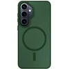 Dėklas 3MK Smoke MagCase do Samsung Galaxy S26+ žalia