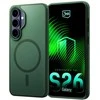 Dėklas 3MK Smoke MagCase do Samsung Galaxy S26+ žalia