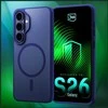 Dėklas 3MK Smoke MagCase do Samsung Galaxy S26 mėlyna