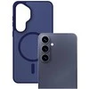 Dėklas 3MK Smoke MagCase do Samsung Galaxy S26+ mėlyna