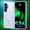 Dėklas 3MK Smoke MagCase do Samsung Galaxy S26 balta